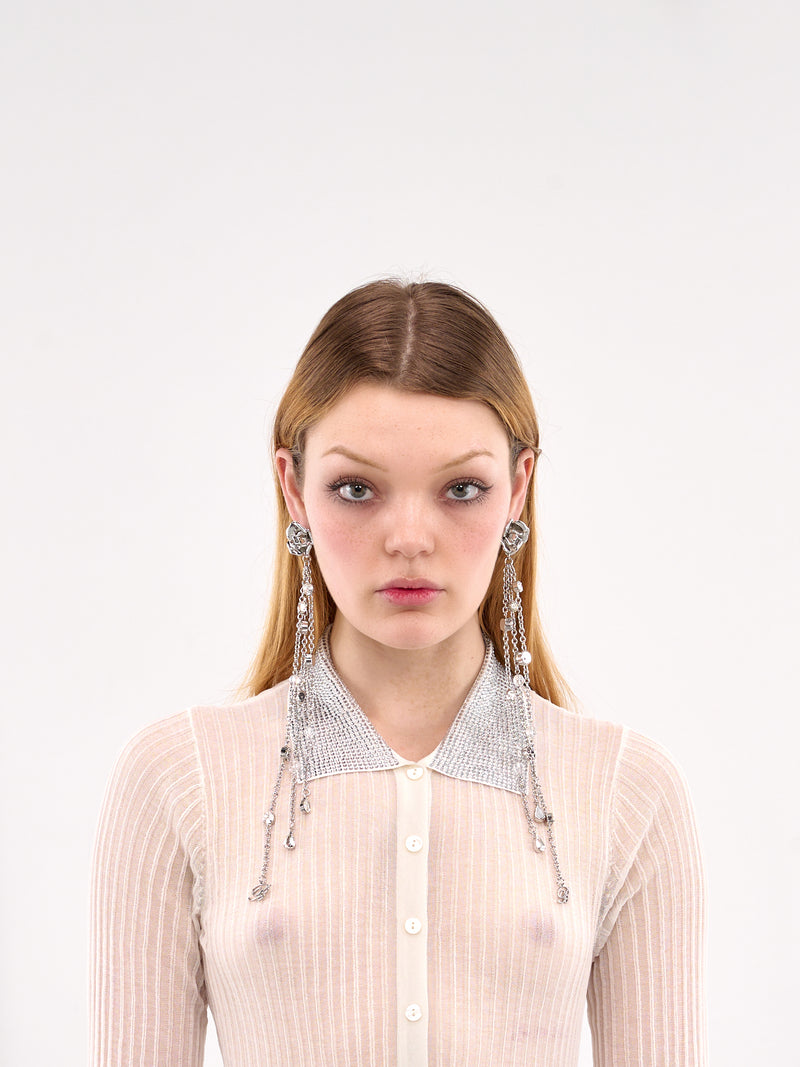 Rose Earrings (4W156A-N0996-NIKEL-FREE)