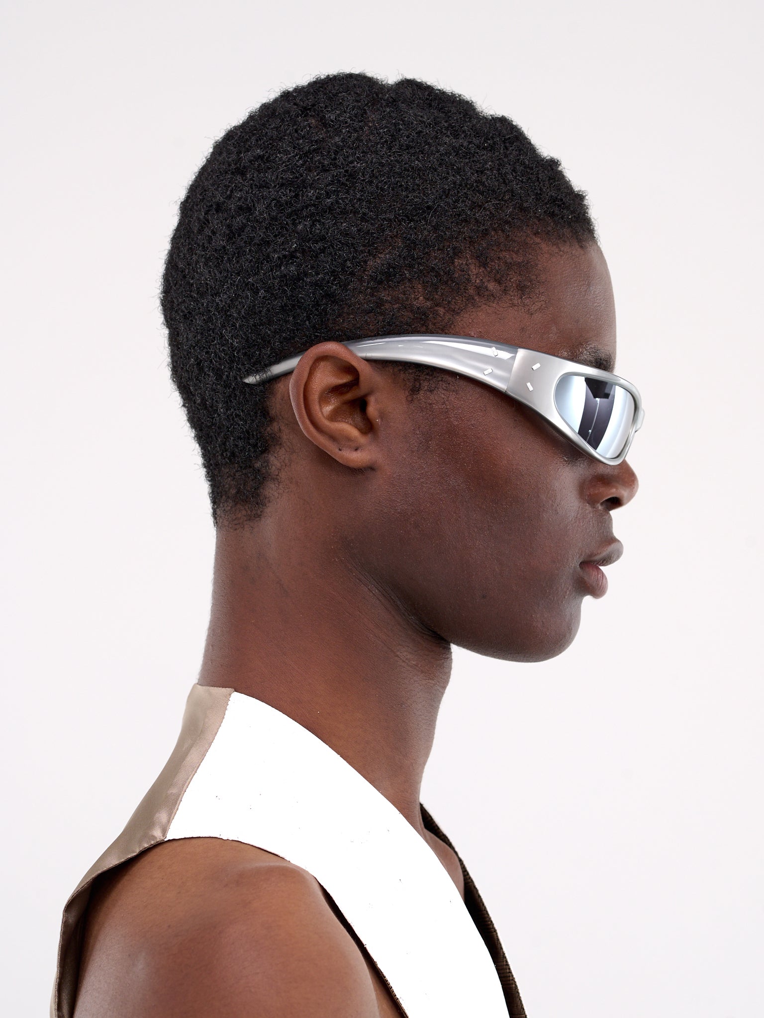 Margiela MM203 Sunglasses (MM203-G14-SM-METALLIC-SILVER)