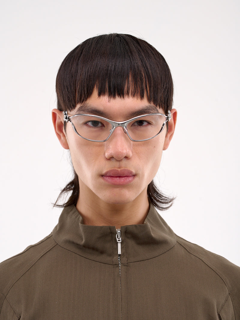 Ytt 02 Sunglasses (YTT-02-SILVER-CLEAR)