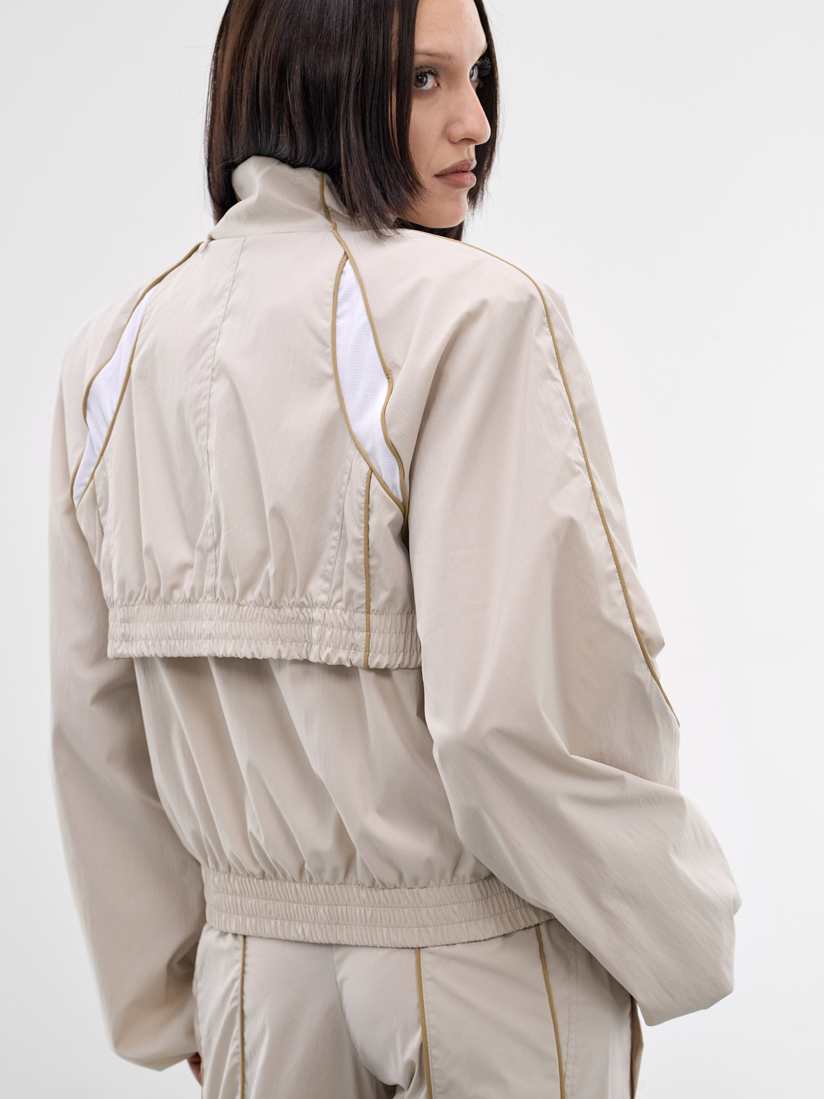 Stone Technical Slash Track Jacket (SS26OW02-W15-STONE