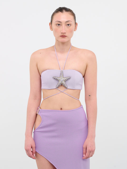 david koma purple mini dress David Koma DRAPED SLEEVE MINI SEQUIN DRESS IN LILAC LILAC / 12