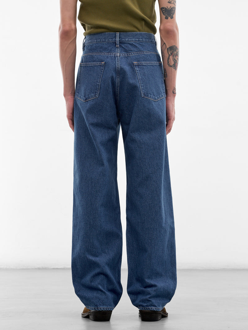 Blue Denim Wide Leg Jeans (J21KA0332-J45352-476-BLUE)