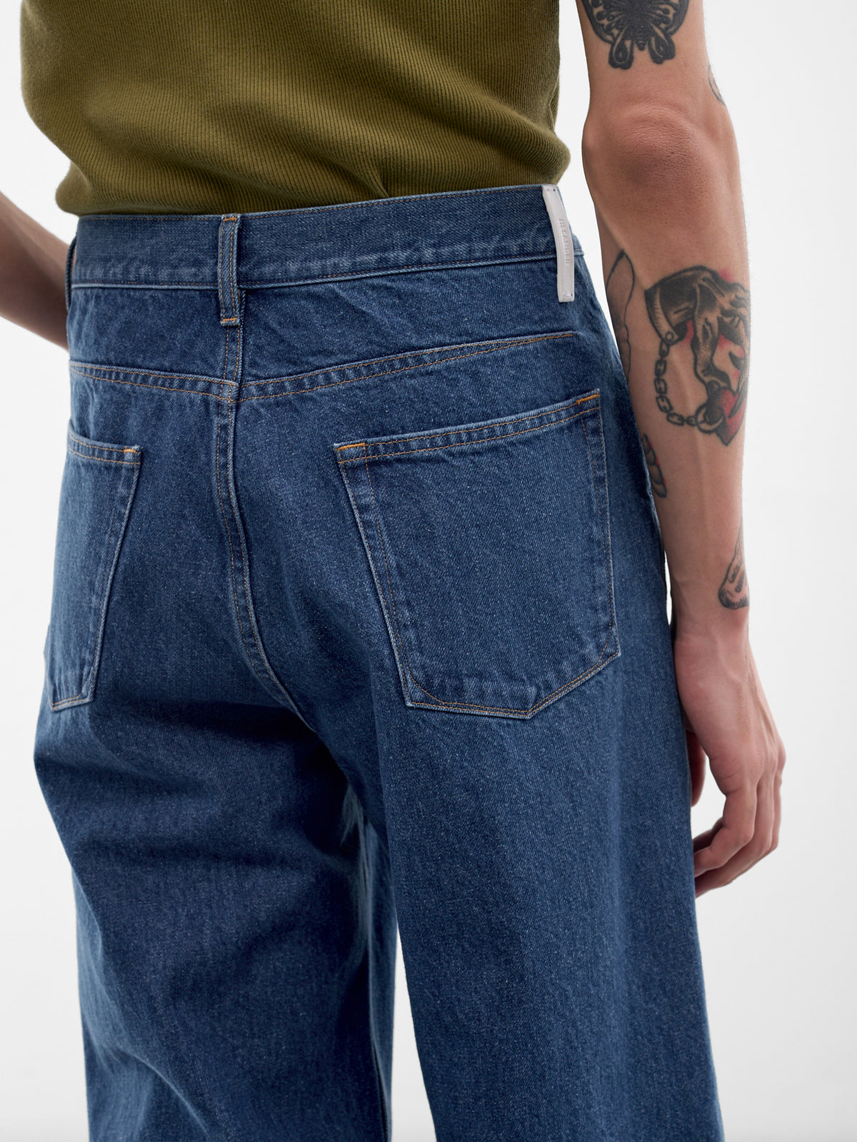 Blue Denim Wide Leg Jeans (J21KA0332-J45352-476-BLUE)