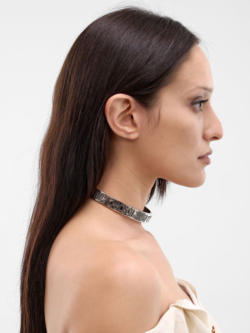 Antique Platinum Victorine Choker (6303003X-02P017-ANTIQUE-PLATIN)
