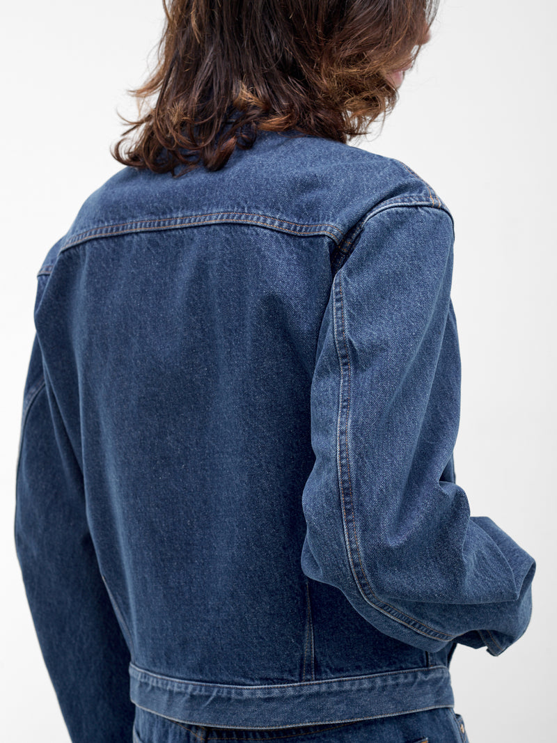 Blue Denim Trucker Jacket (J21SW0115-J45352-476-BLUE)