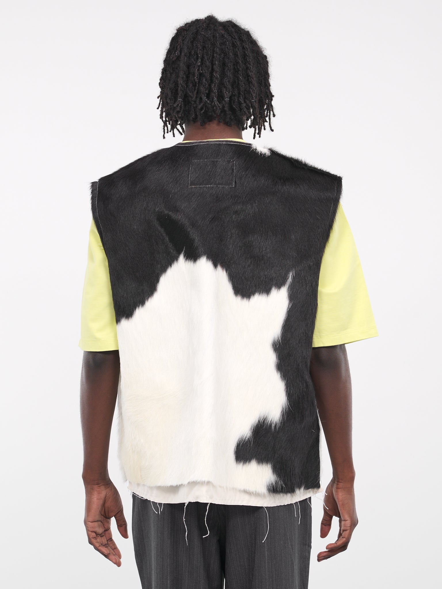 Cow Vest (050301BLACKWHITE)