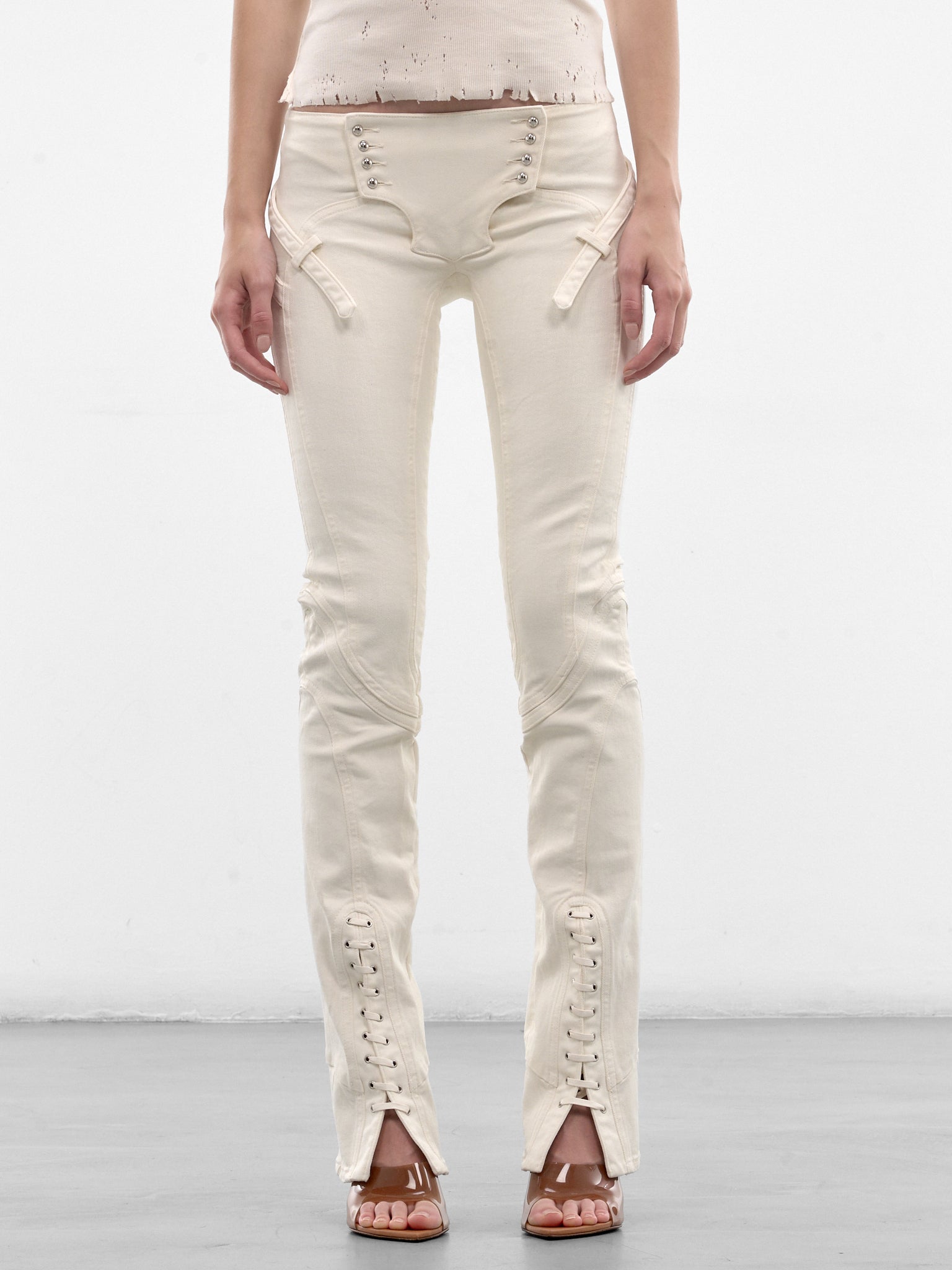 White Drama Of Exile Jeans (05-DRAMA-OF-EXILE-JEANS-WHITE)