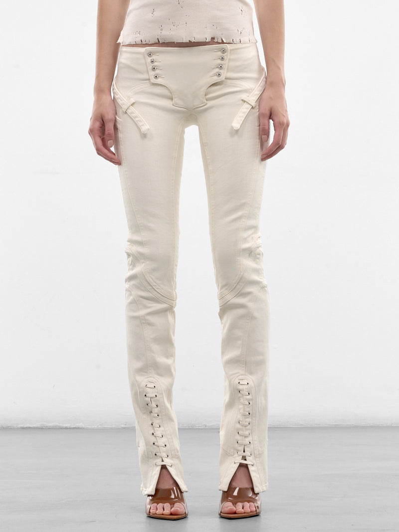 White Drama Of Exile Jeans (05-DRAMA-OF-EXILE-JEANS-WHITE)