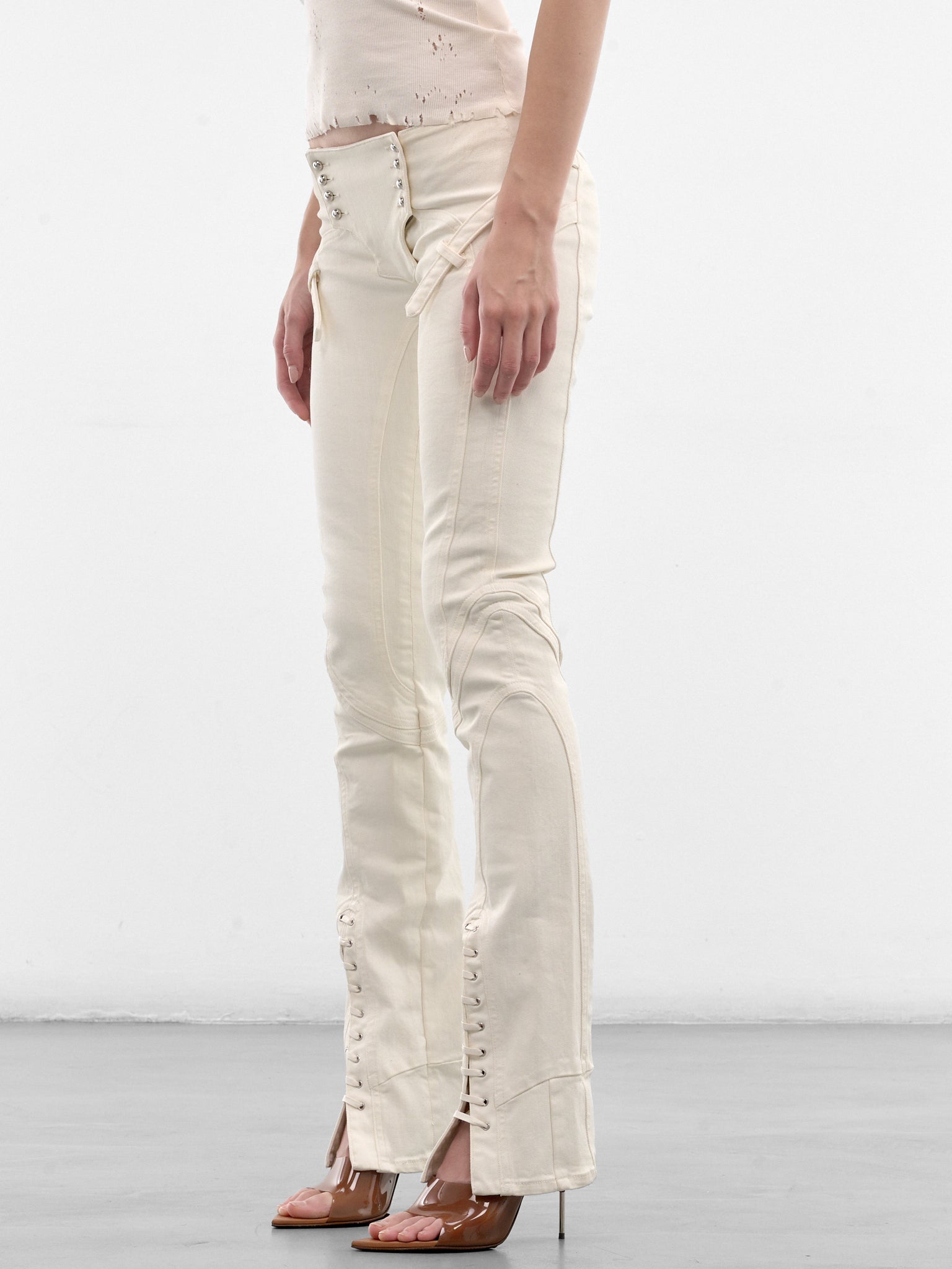 White Drama Of Exile Jeans (05-DRAMA-OF-EXILE-JEANS-WHITE)