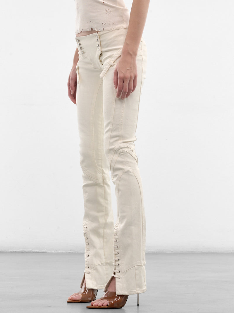 White Drama Of Exile Jeans (05-DRAMA-OF-EXILE-JEANS-WHITE)