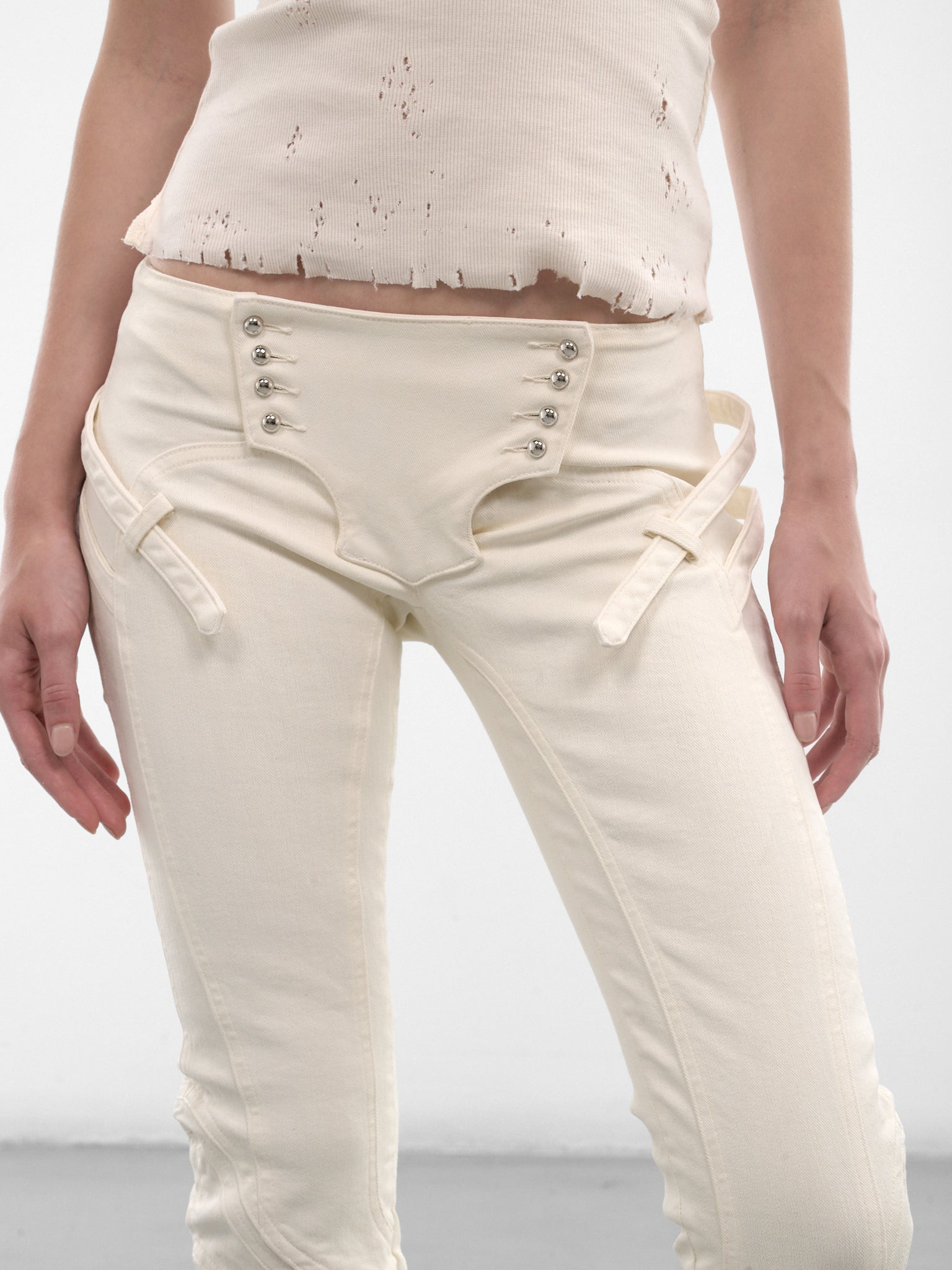 White Drama Of Exile Jeans (05-DRAMA-OF-EXILE-JEANS-WHITE)