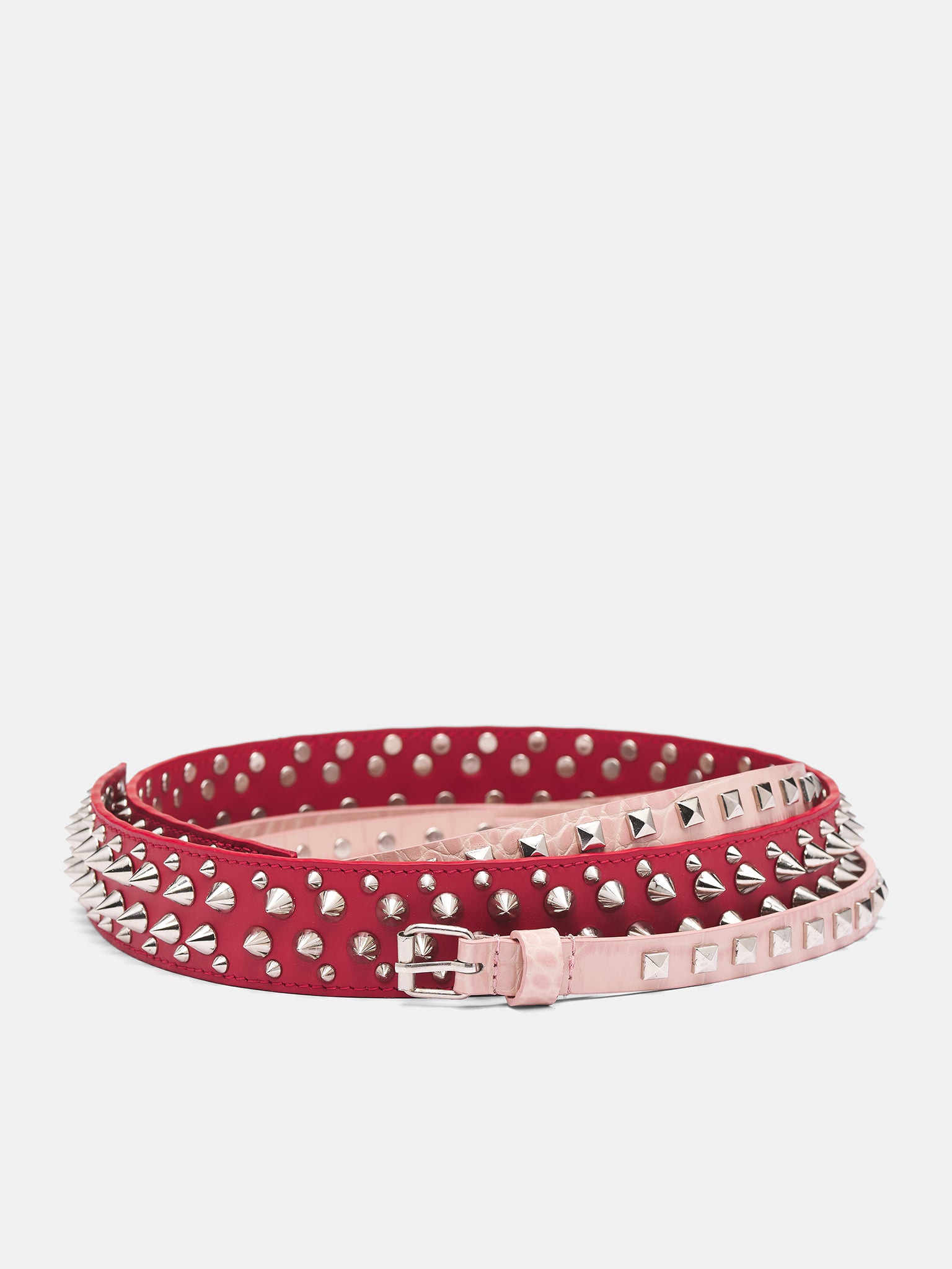 Triple Belt (ACC04COL3-PINK-RED)
