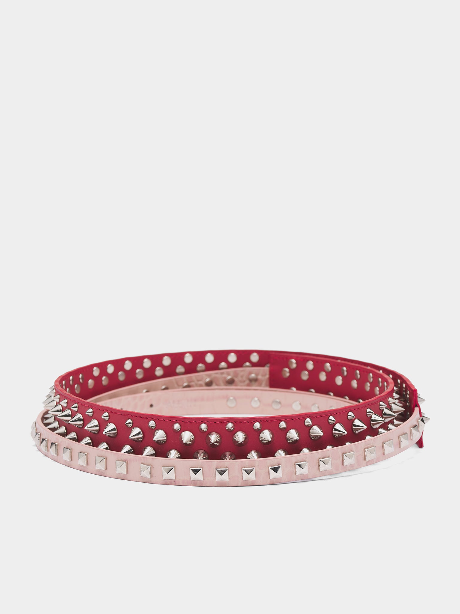 Triple Belt (ACC04COL3-PINK-RED)
