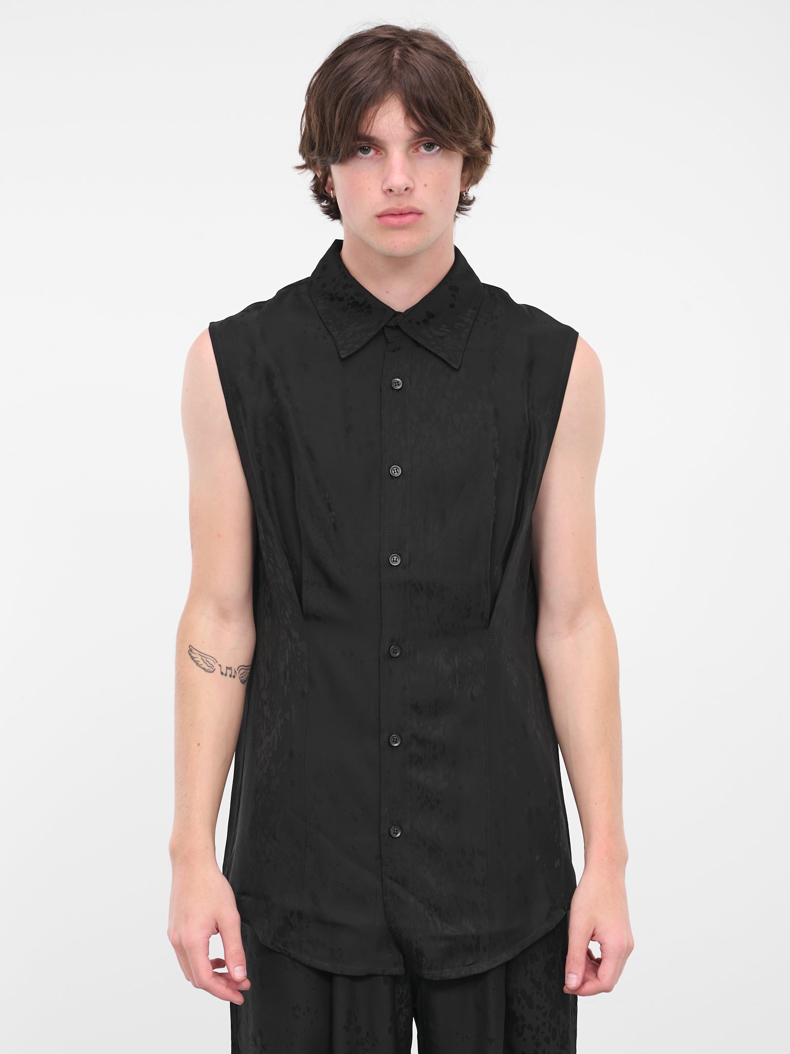 Sleeveless Shirt (0504-T714-BLACK)