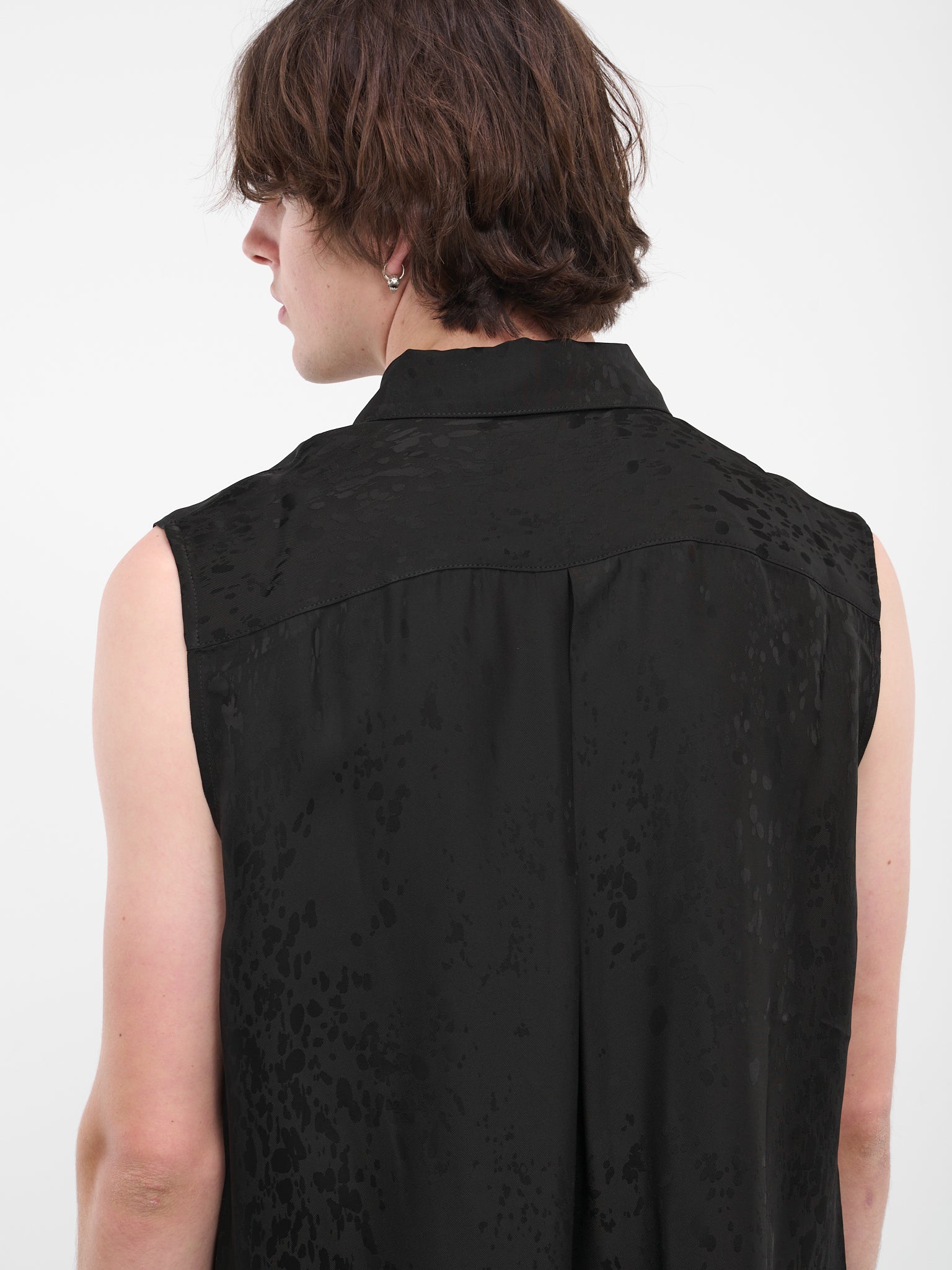 Sleeveless Shirt (0504-T714-BLACK)