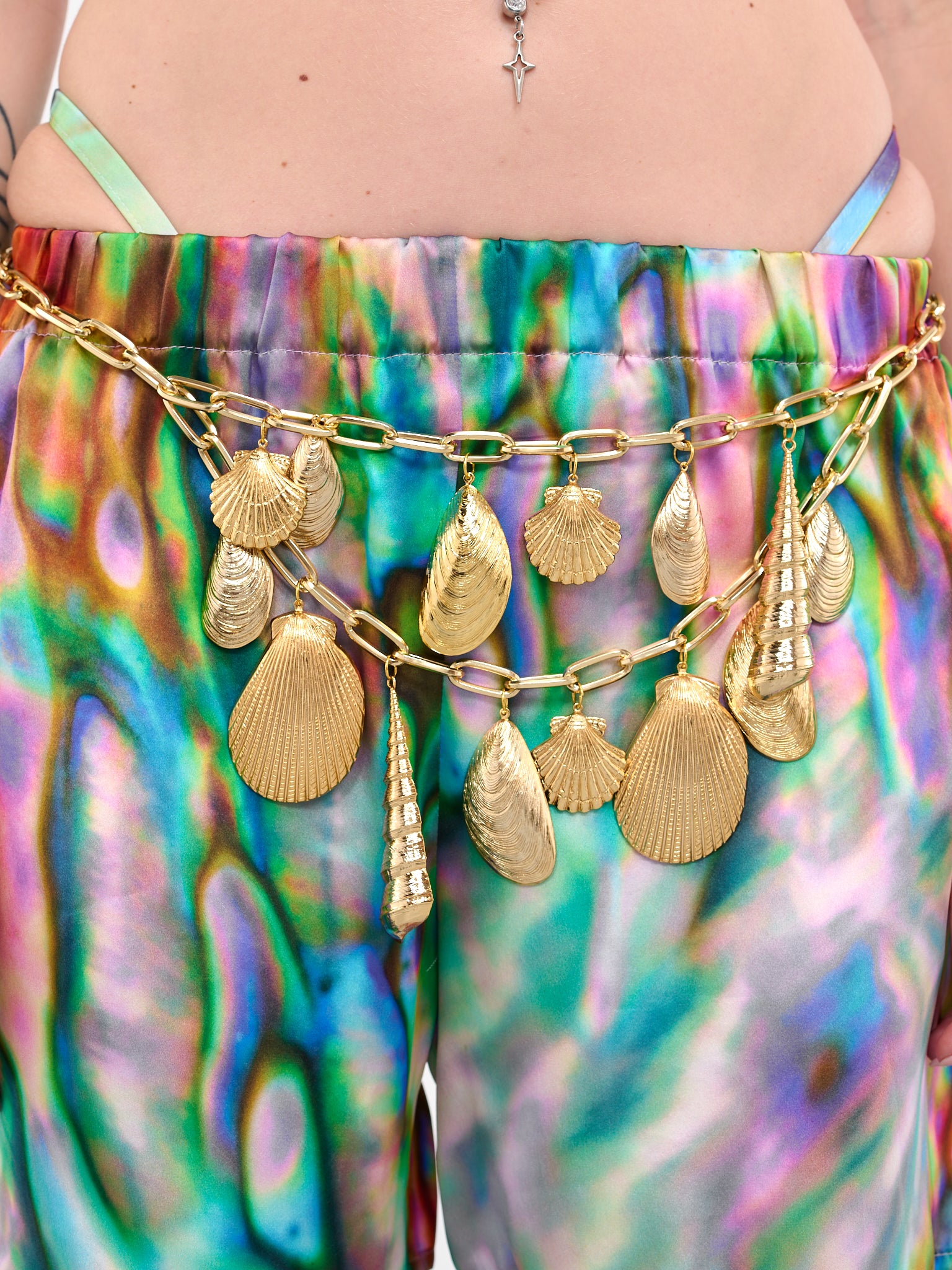 DAVID KOMA | H.Lorenzo|Seashell Chain Belt (DKBELT-GOLD) DAVID KOMA | H.Lorenzo|Seashell Chain Belt (DKBELT-GOLD)