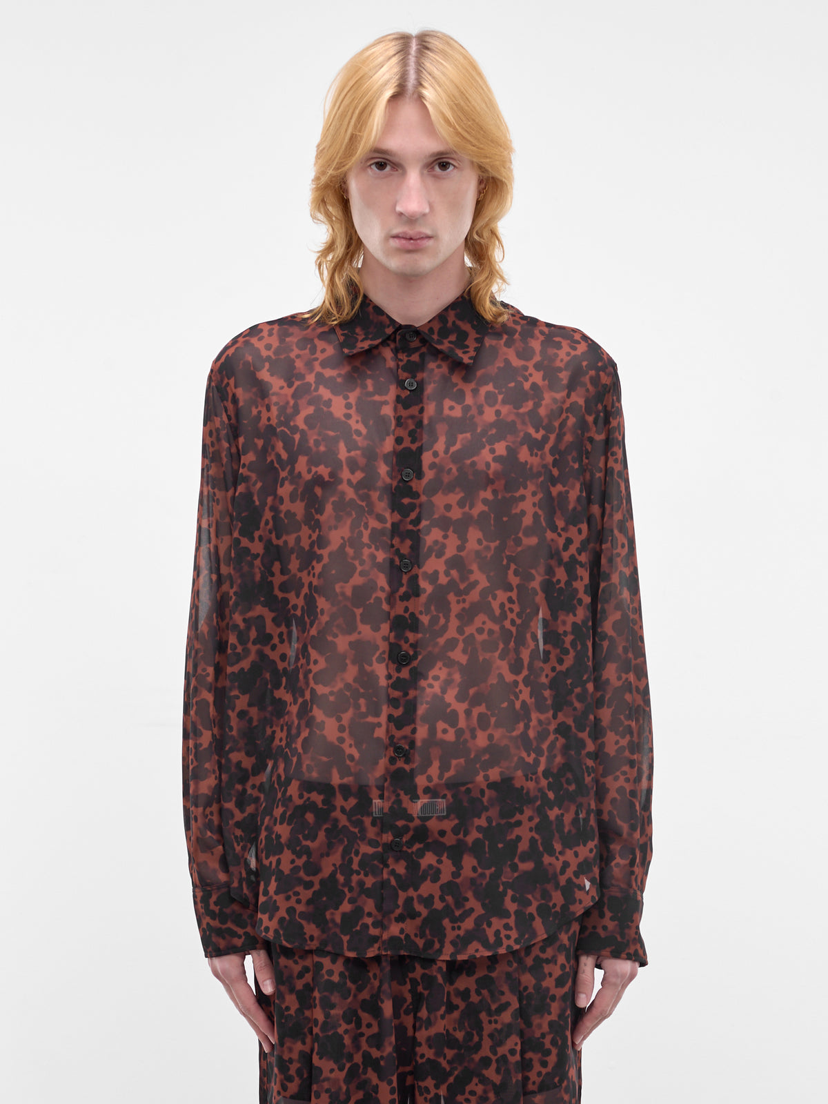 LOUIS GABRIEL NOUCHI Semi-Sheer Shirt | H.Lorenzo - front