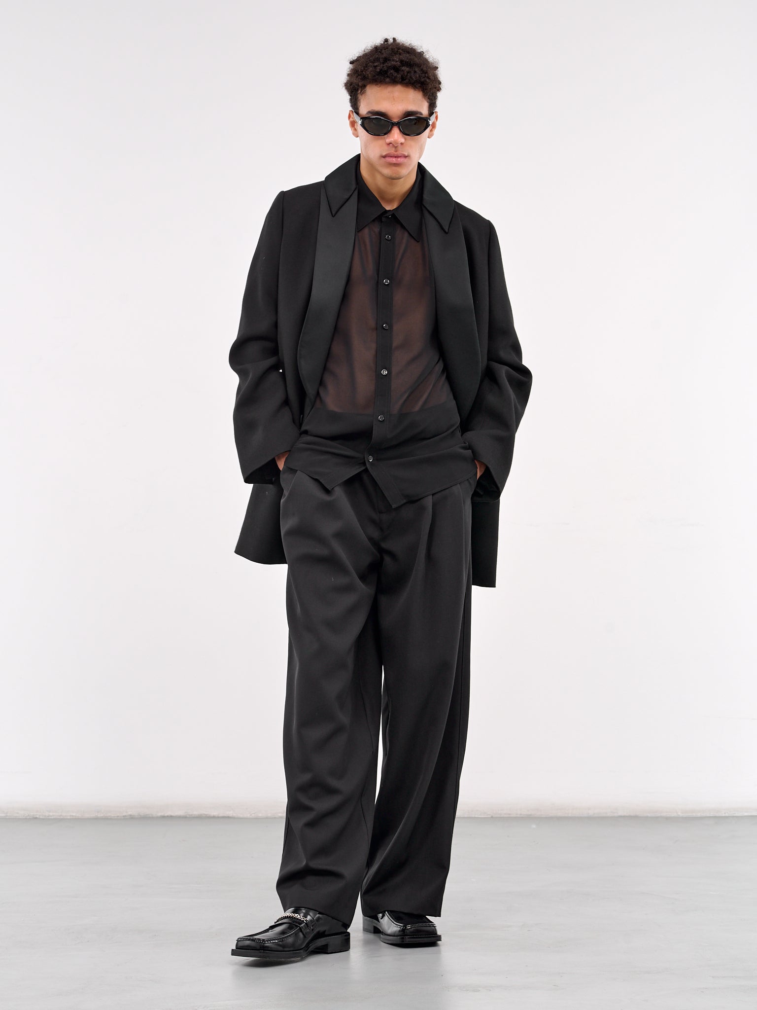 Sheer Shirt (0570-T731-BLACK)