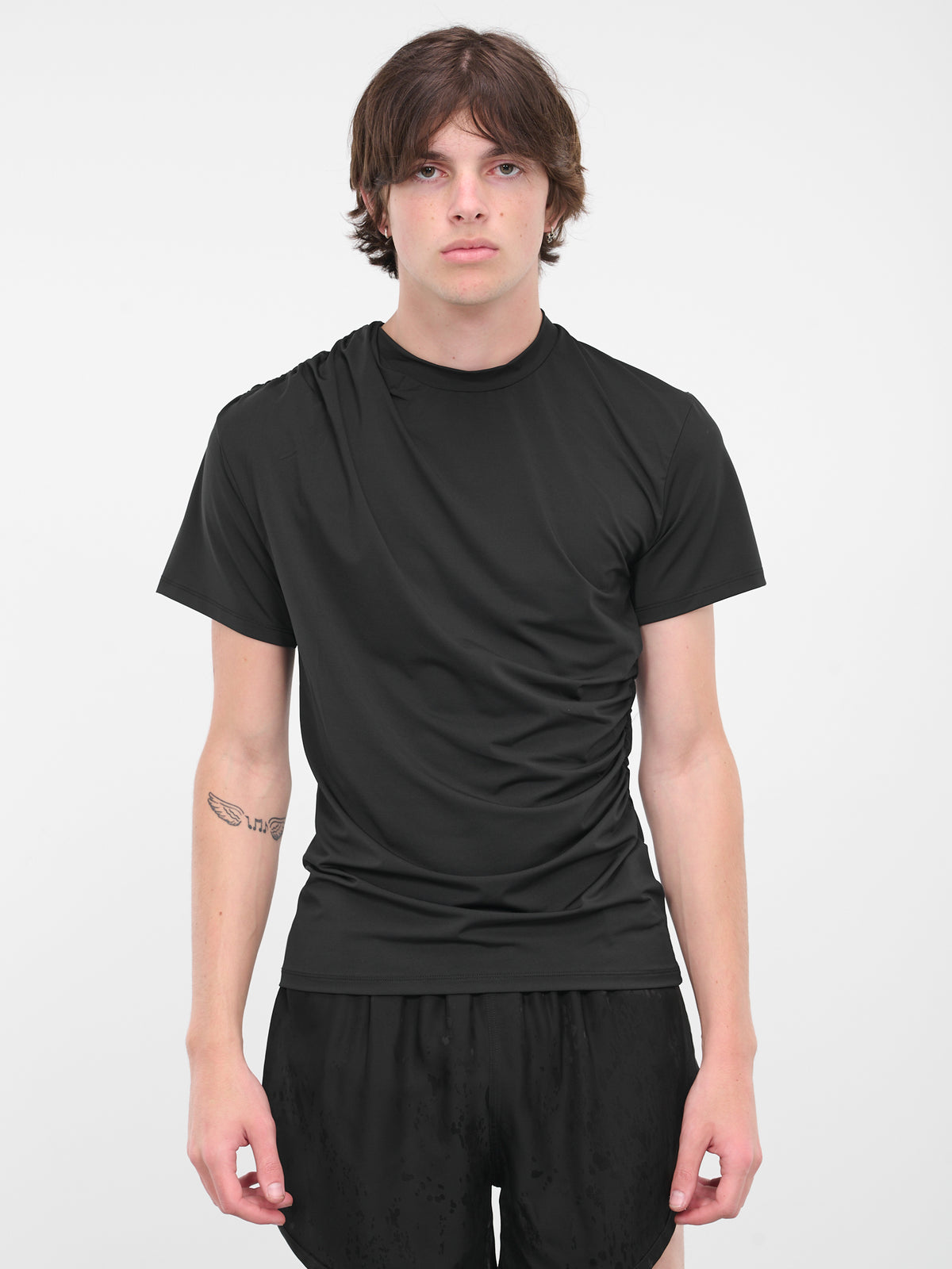 Pleats T-Shirt (0601-T903-BLACK)