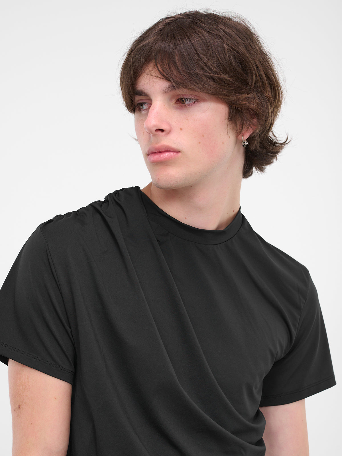 Pleats T-Shirt (0601-T903-BLACK)