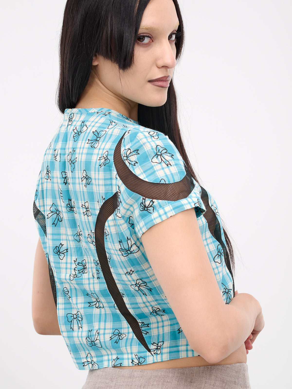 Space Top (062-SPACE-BLUE-CHECK)