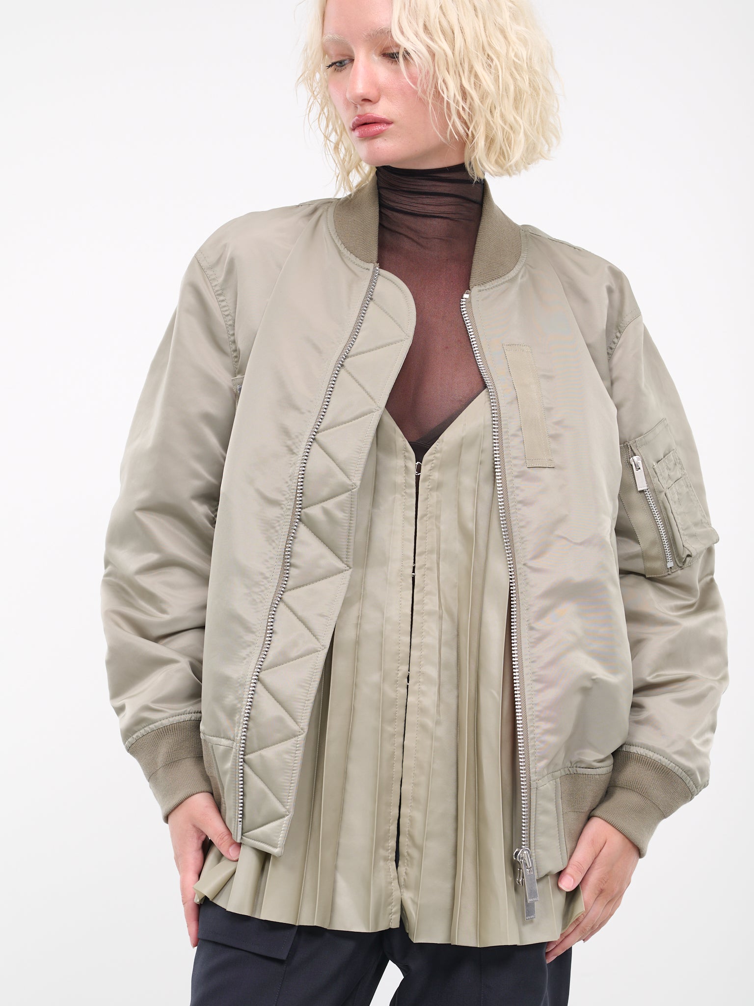 Bonsai Beige Hook-Eye Jacket