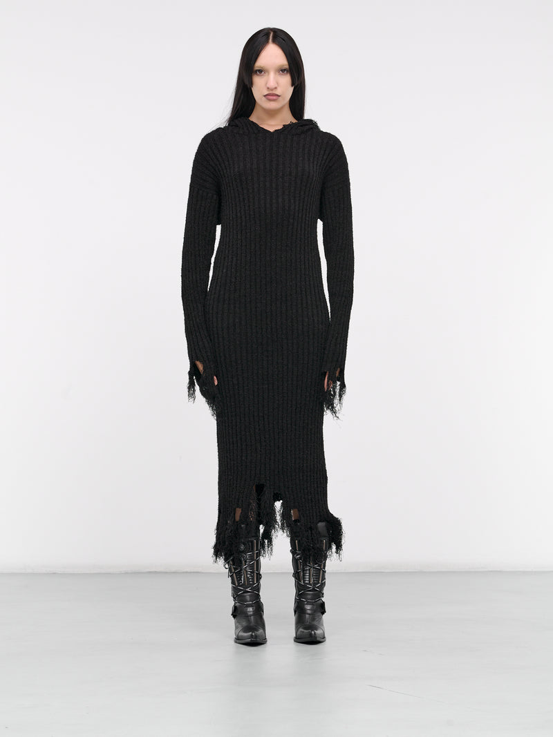 Reaper Hooded Dress (070-BLACK)