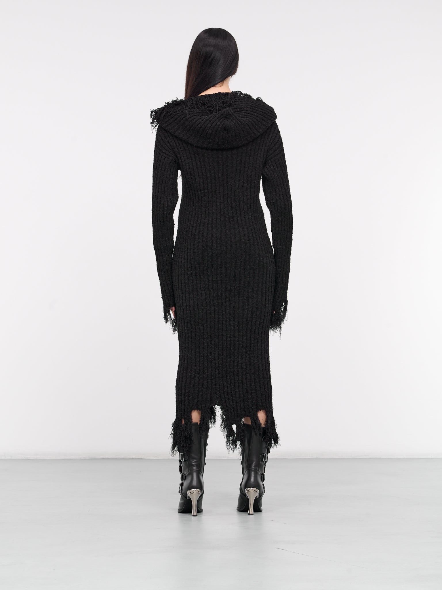 Reaper Hooded Dress (070-BLACK)