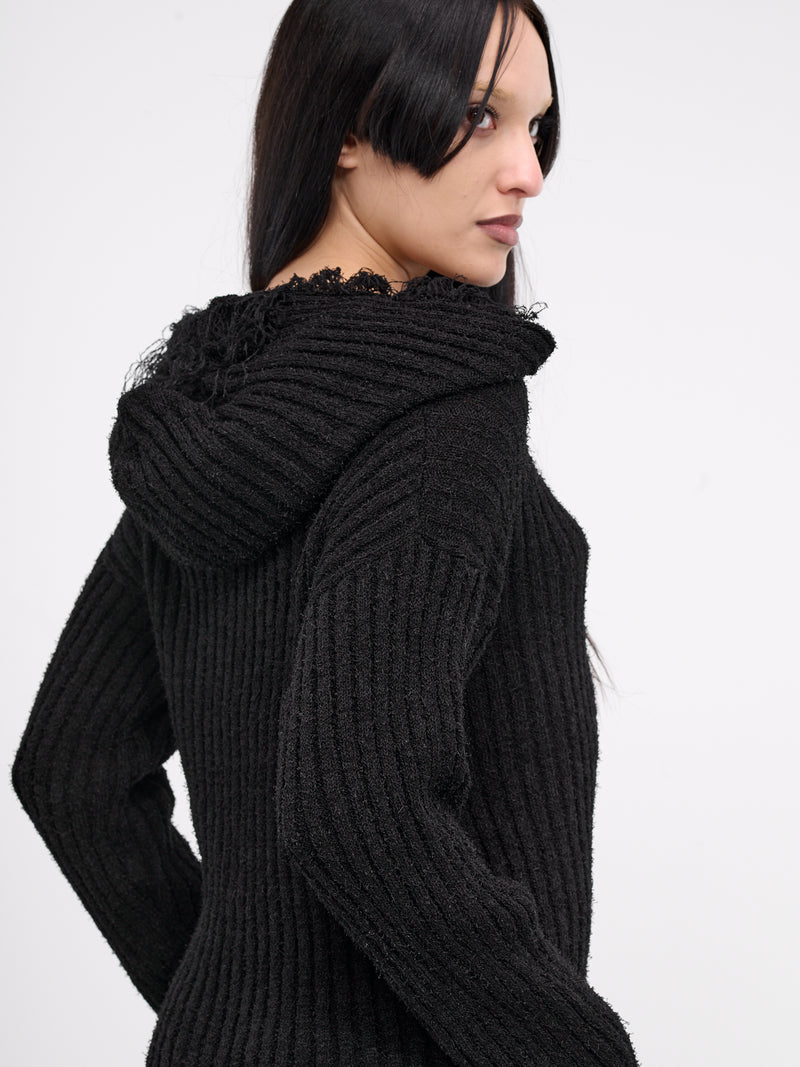 Reaper Hooded Dress (070-BLACK)