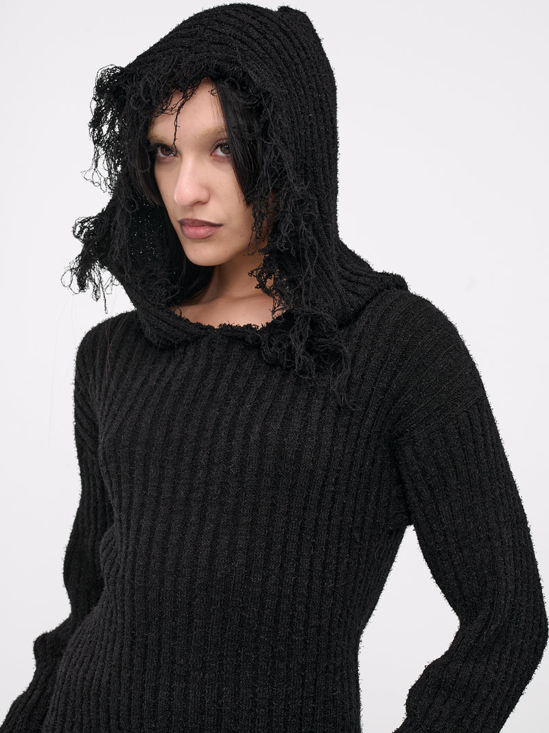 Reaper Hooded Dress (070-BLACK)