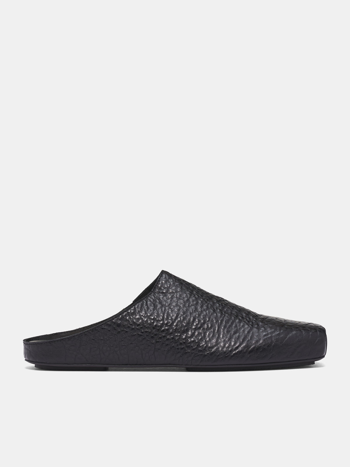 Black Leather Ballet Slipper (US9592-UW900-BLACK)