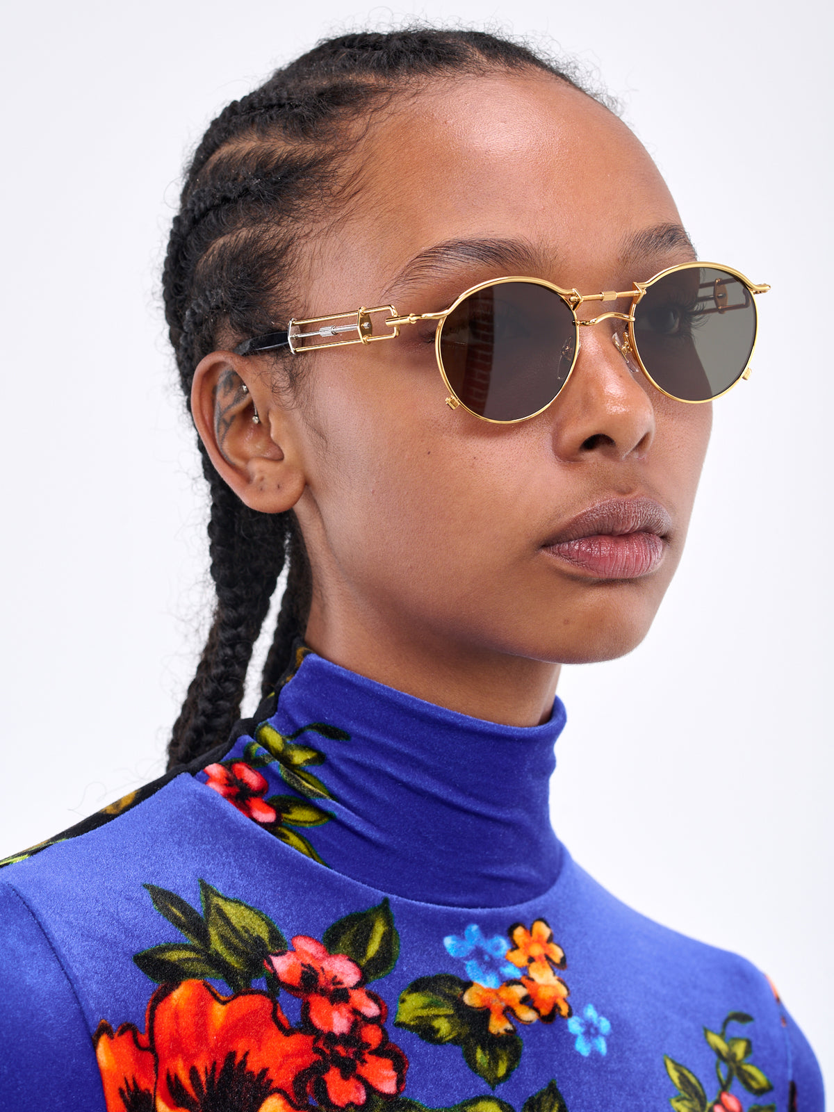 Gold 56-0174 Sunglasses (LU002-X031-92-GOLD)