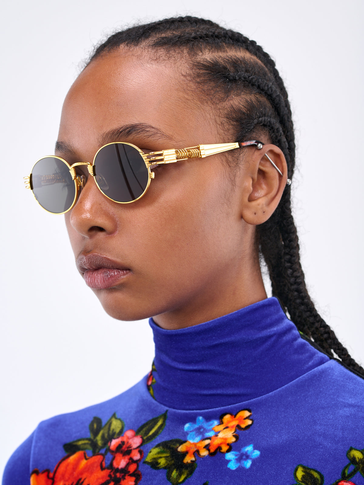 Gold 56-6106 Sunglasses (LU004-X024-92-GOLD)