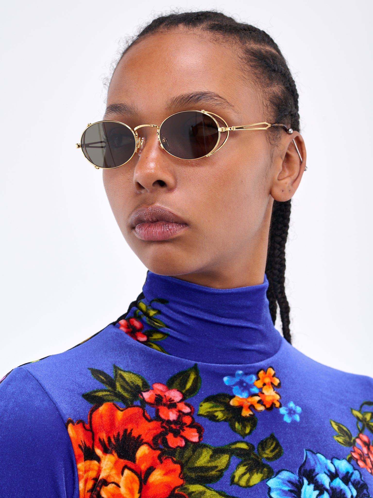 Gold 55-3175 Sunglasses (LU003-X032-92-GOLD)