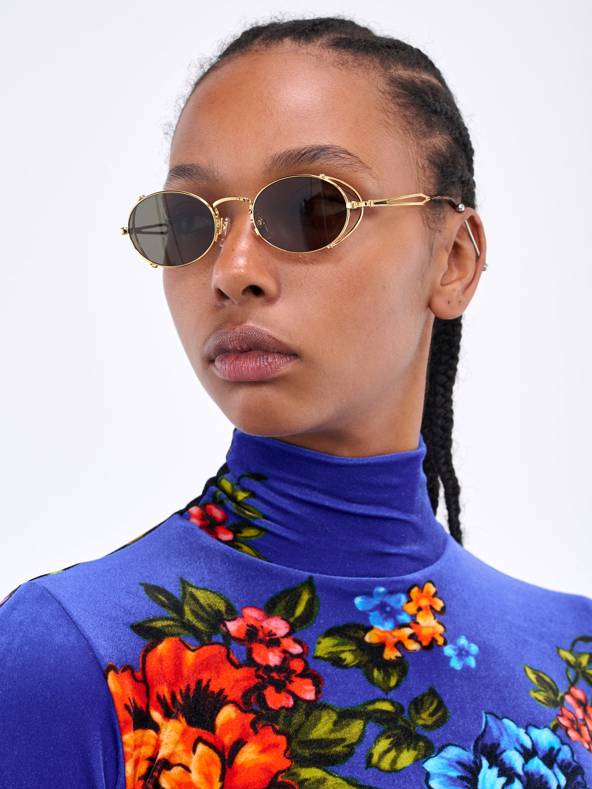 Gold 55-3175 Sunglasses (LU003-X032-92-GOLD)