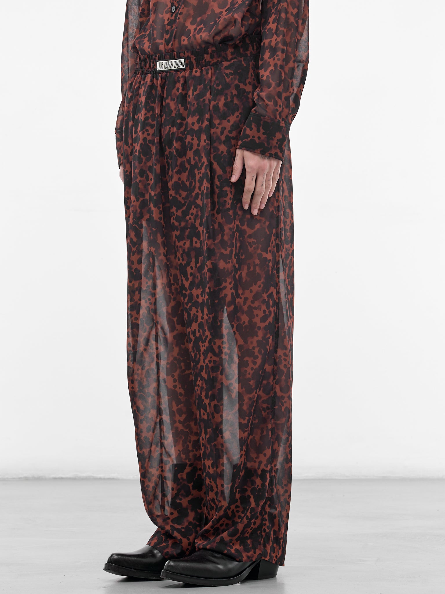 LOUIS GABRIEL NOUCHI Semi-Sheer Joggers | H.Lorenzo - side