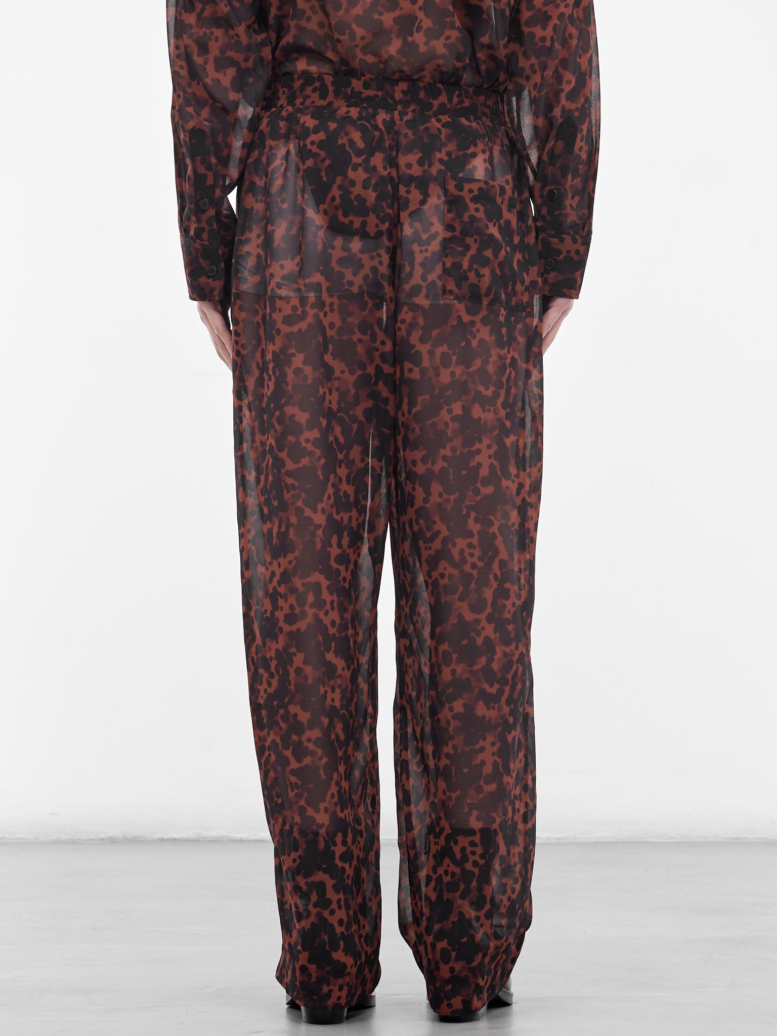 LOUIS GABRIEL NOUCHI Semi-Sheer Joggers | H.Lorenzo - back