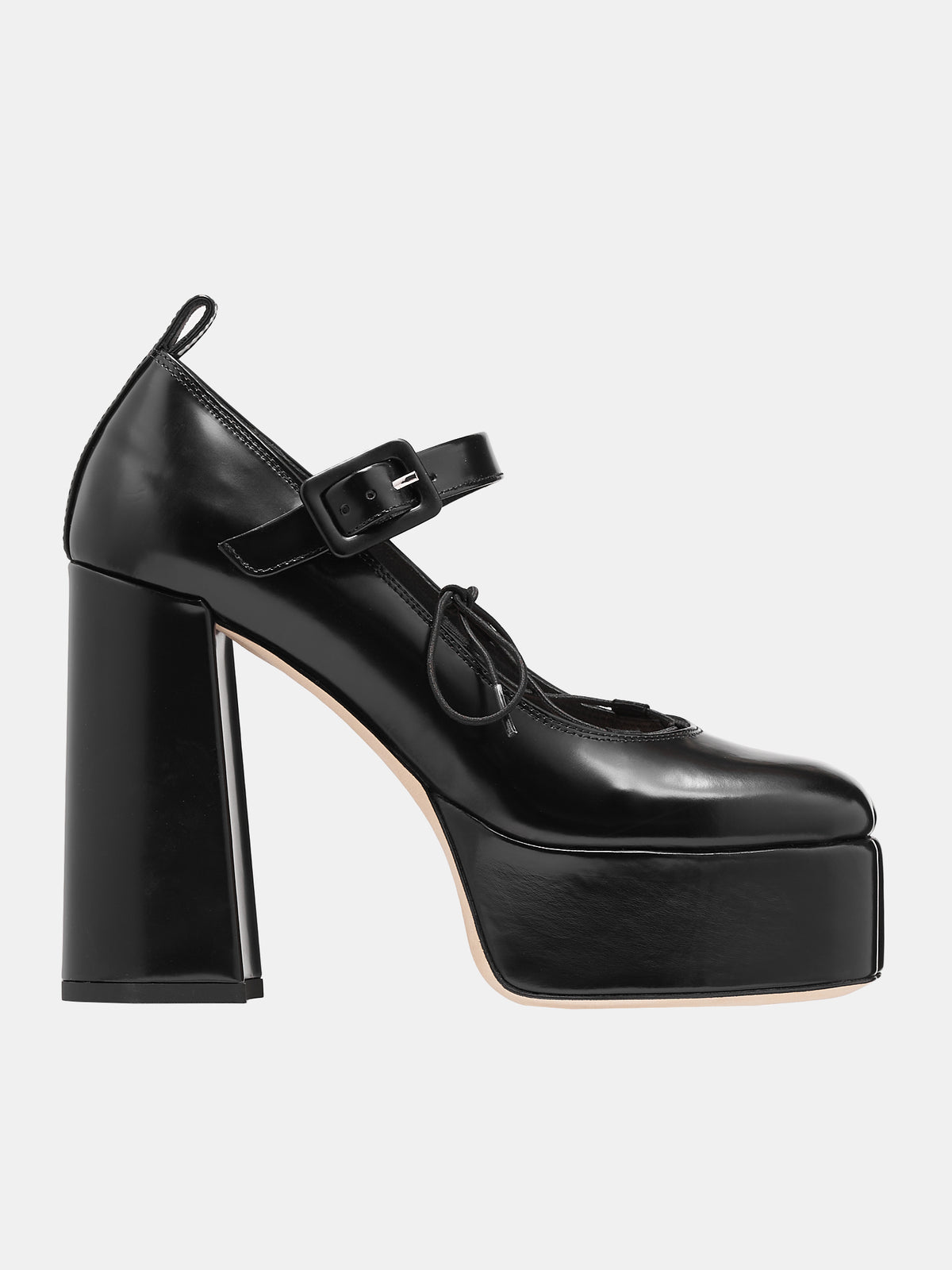 Lace-Up Platforms (HH1-0740-BLACK)