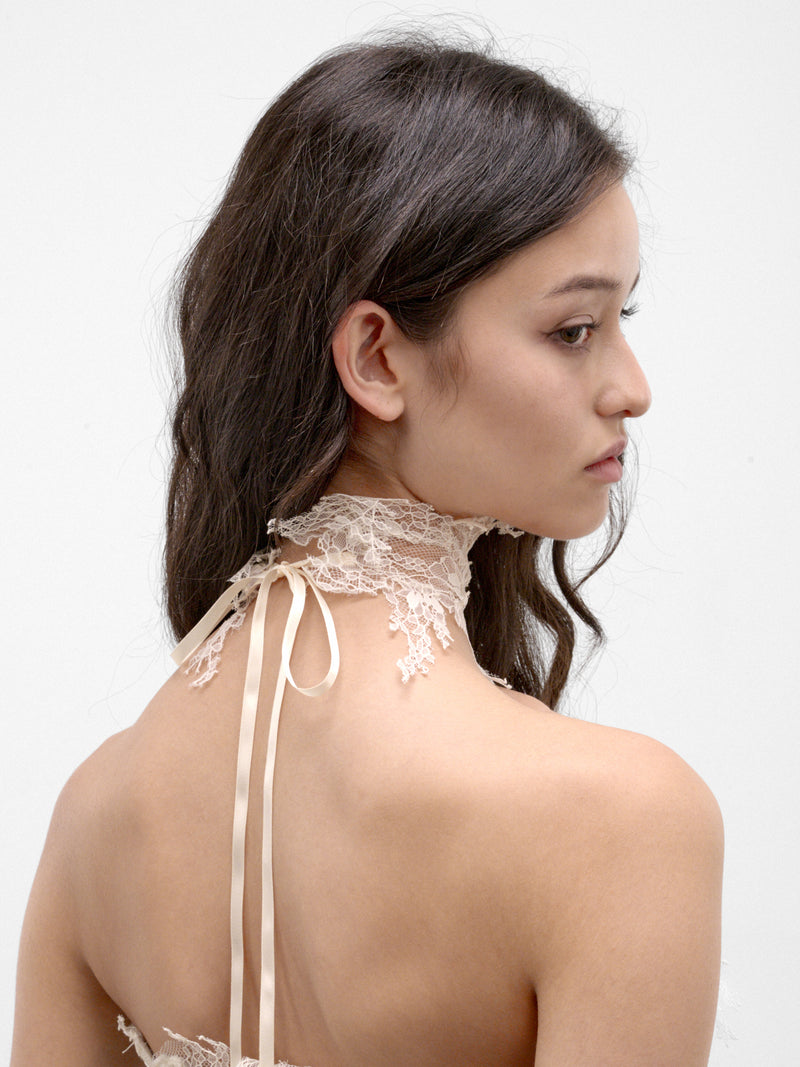 Cream The Consort Choker (THE-CONSORT-CHOLER-LT-CREAM)