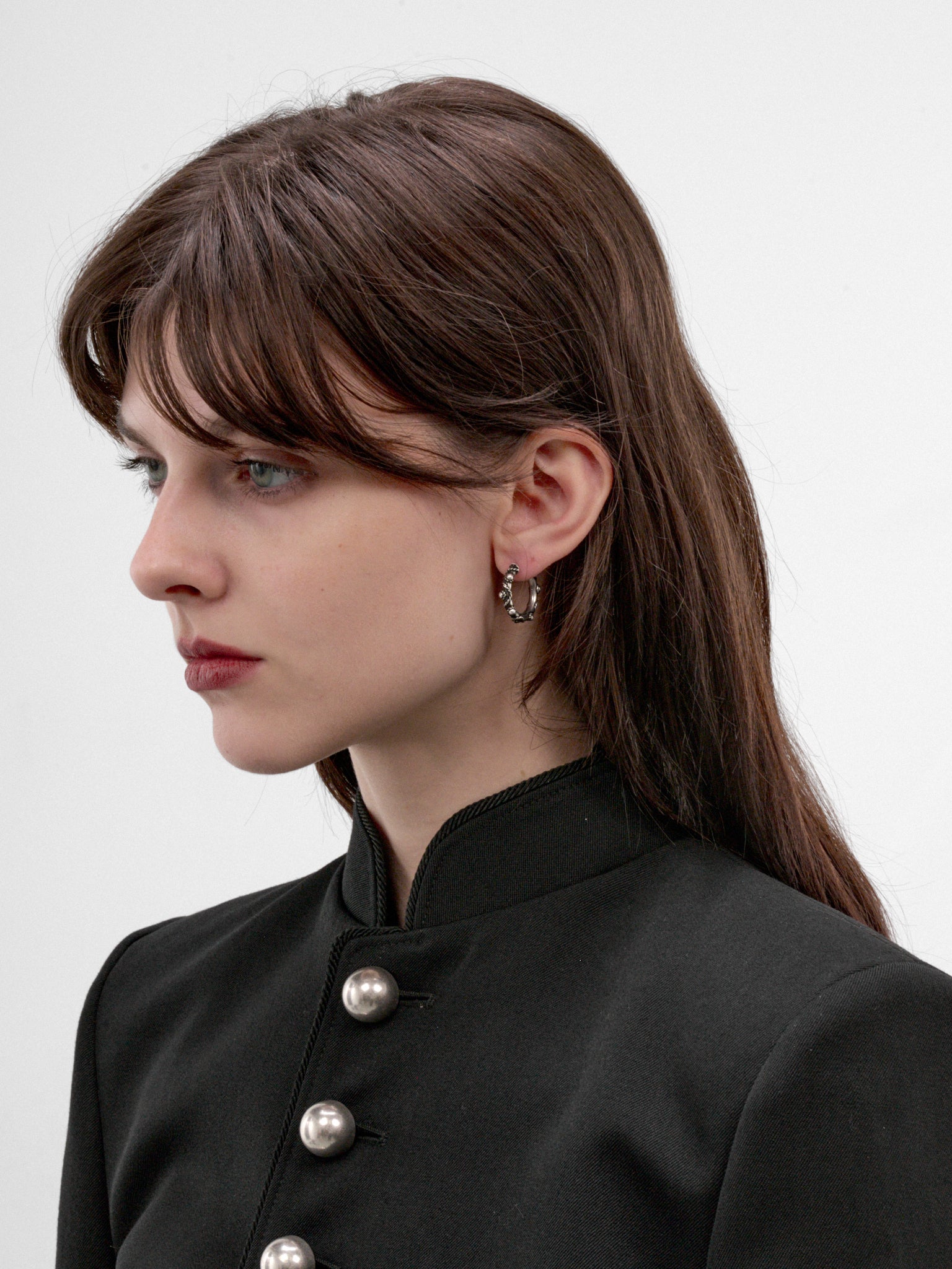 Antique Silver Earrings (B0014618-JW020-ANTIQUE-SILVER)