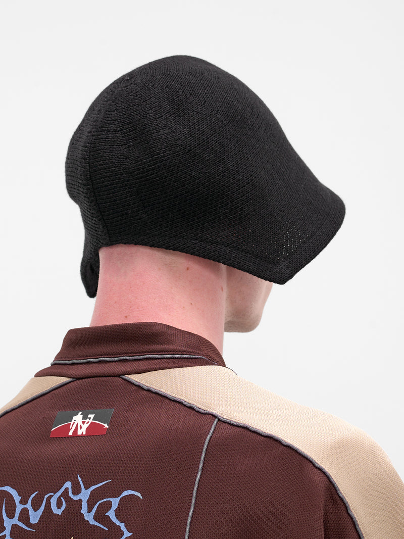 Black Knit Hat (N3-AW25-N3-HT-01-EB-EUPHORIC-B)