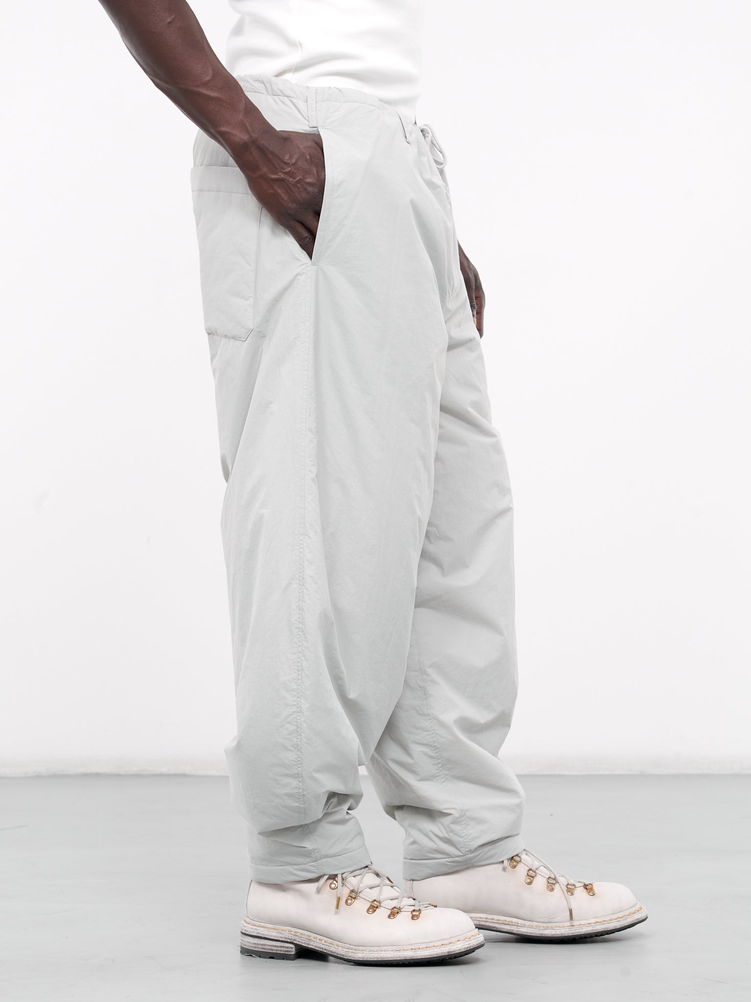 Baggy Drawstring Trousers (08PT-N-LIGHT-GREY)