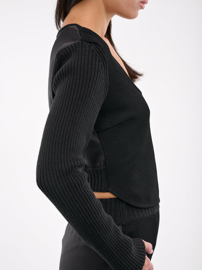 Knit Sweater (09-330924-BLACK)