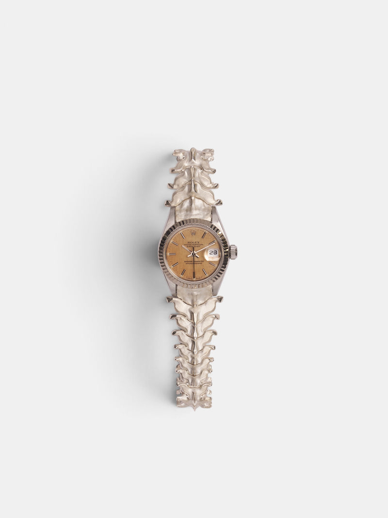 Spinale Skeletal Silver Rolex Watch (LDJ-AB26-010-SPINALE-ROLEX-LAD)