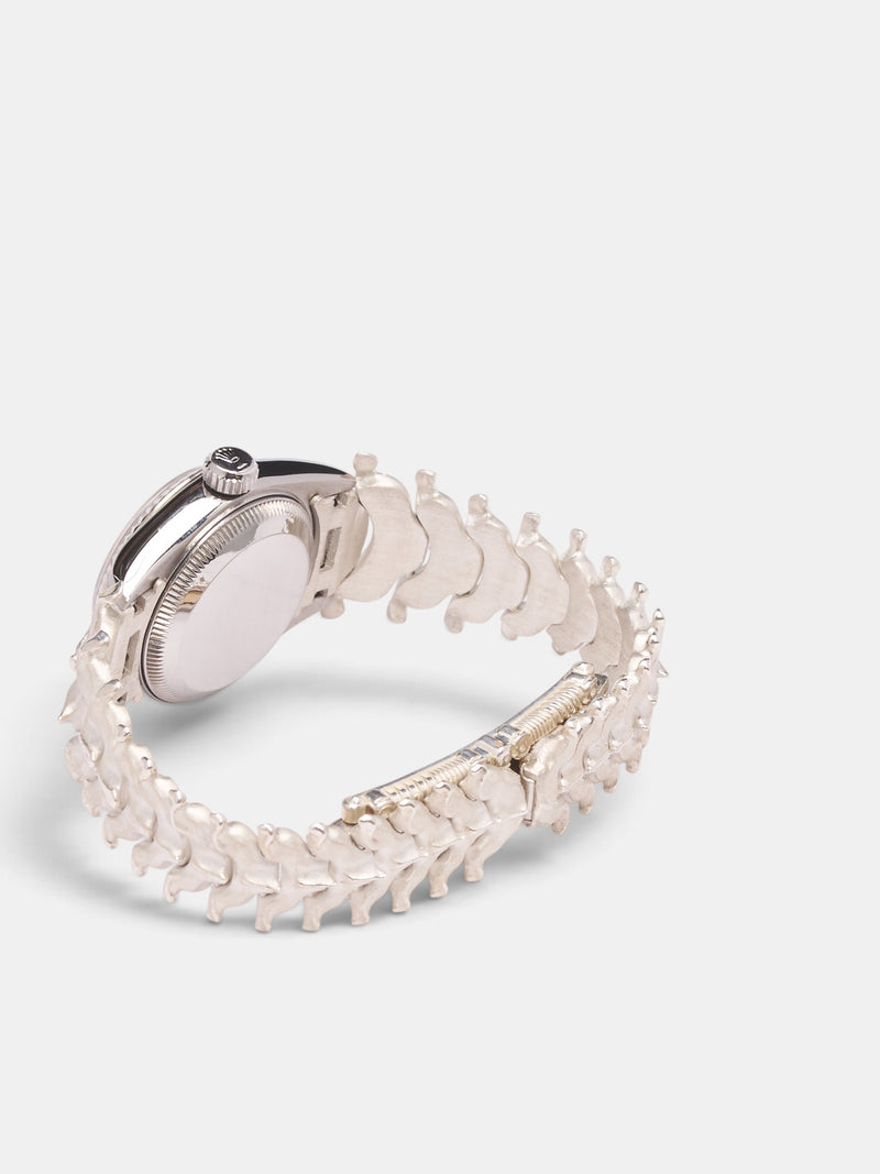 Spinale Skeletal Silver Rolex Watch (LDJ-AB26-010-SPINALE-ROLEX-LAD)