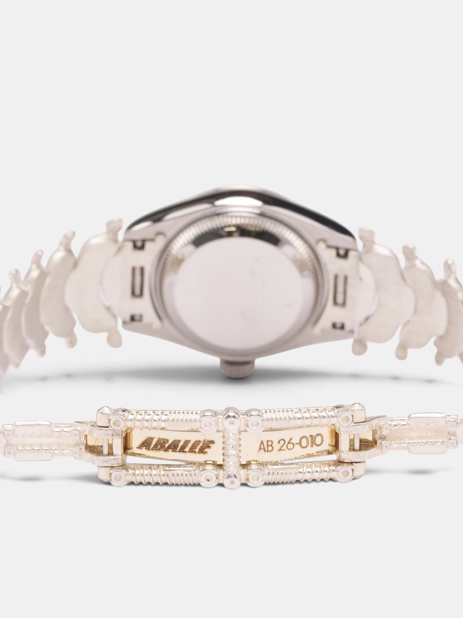 Spinale Skeletal Silver Rolex Watch (LDJ-AB26-010-SPINALE-ROLEX-LAD)
