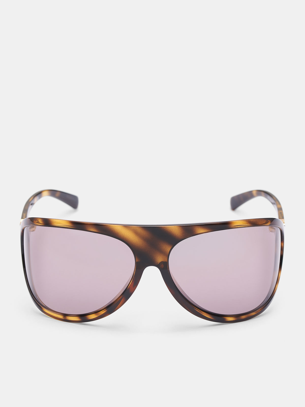 MU A01S Shield Sunglasses (0MU-A01S-HAVANA-LIGHT-PURPLE-B)