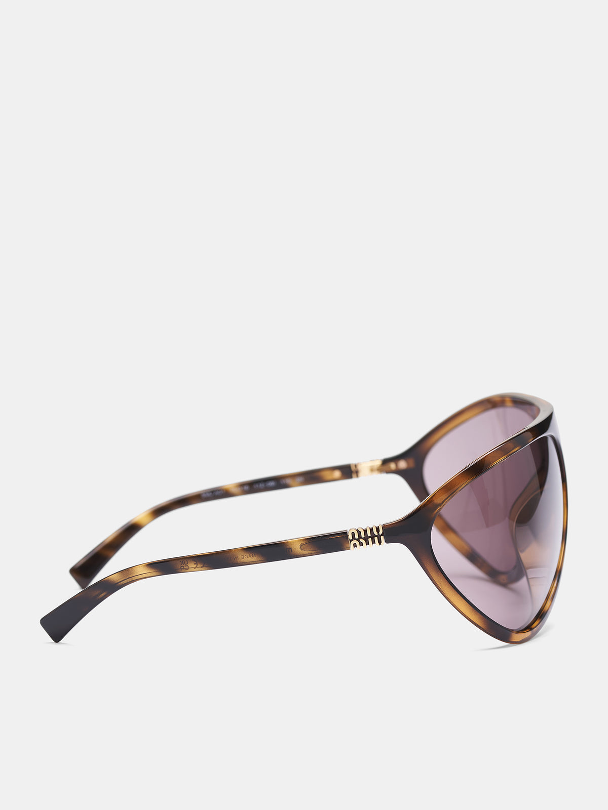 MU A01S Shield Sunglasses (0MU-A01S-HAVANA-LIGHT-PURPLE-B)