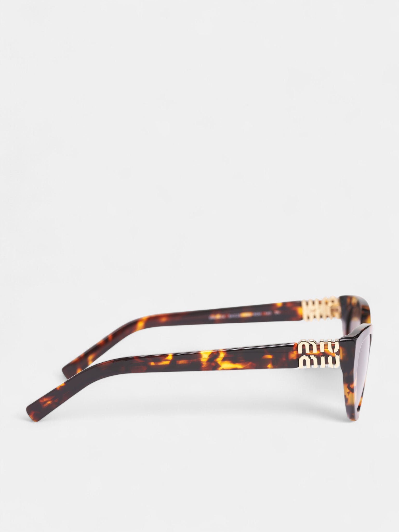 Brown Tortoiseshell Cat-Eye Sunglasses (0MUA04S-14L60M54-DARK-BROWN)