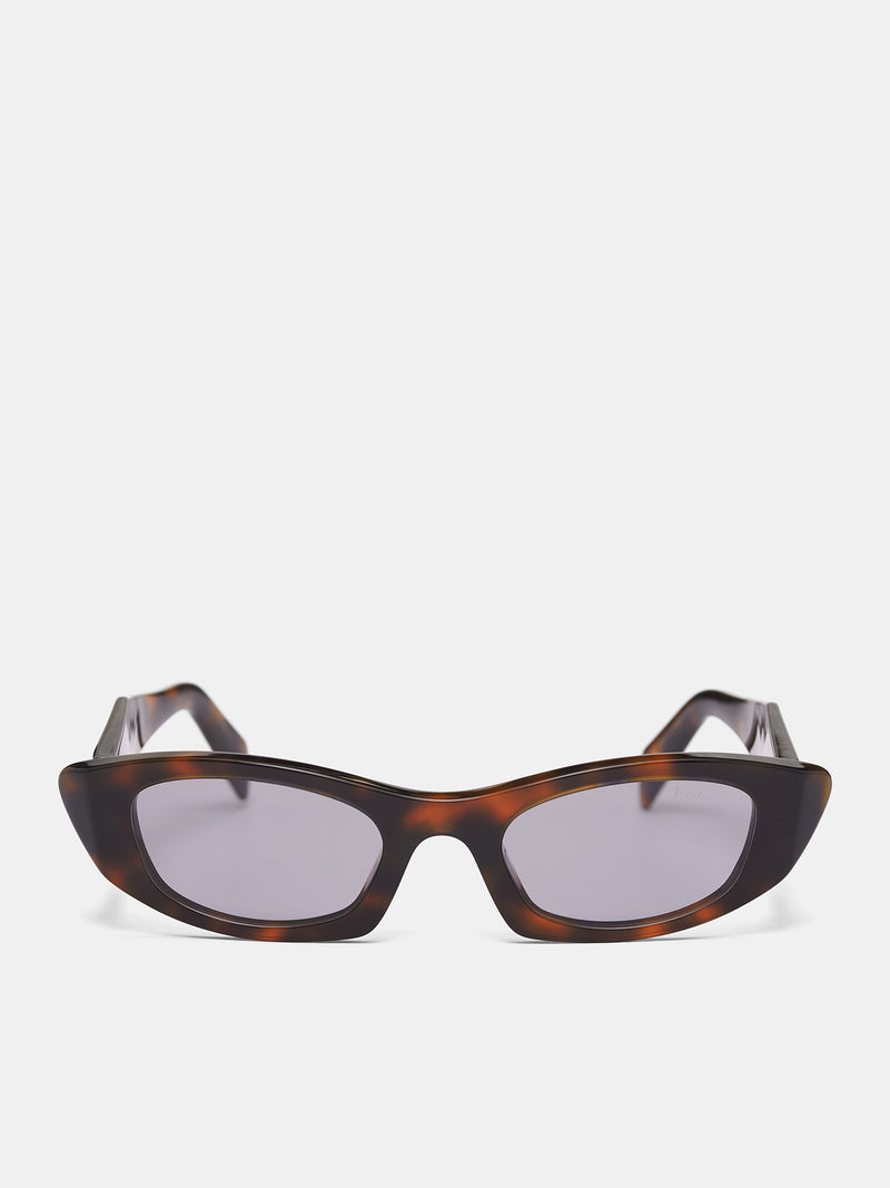 Tortoiseshell PR-B16S Geometric Sunglasses (0PR-B16S-JUNIPER-TORTOISE-GREY)